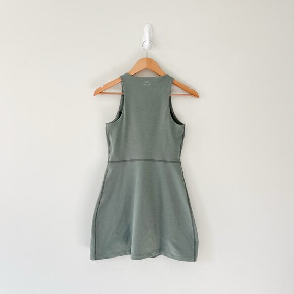 Beyond Yoga Spacedye Move Up Mini Athletic Dress in Grey Sage Heather, Size XS - Picture 5 of 11